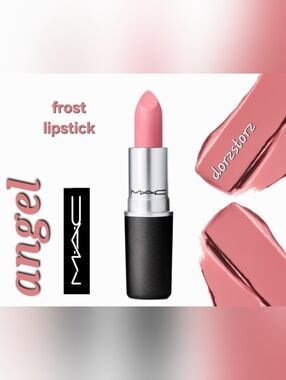 MAC • Frost Lipstick • ANGEL • Soft Pink Shimmer • .10 oz Full Size • New in box